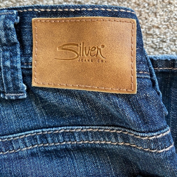 Men’s 33x32 Silver Jeans Hunter Relaxed Straight Leg Jeans Dark Wash $114 Retail - Picture 13 of 13